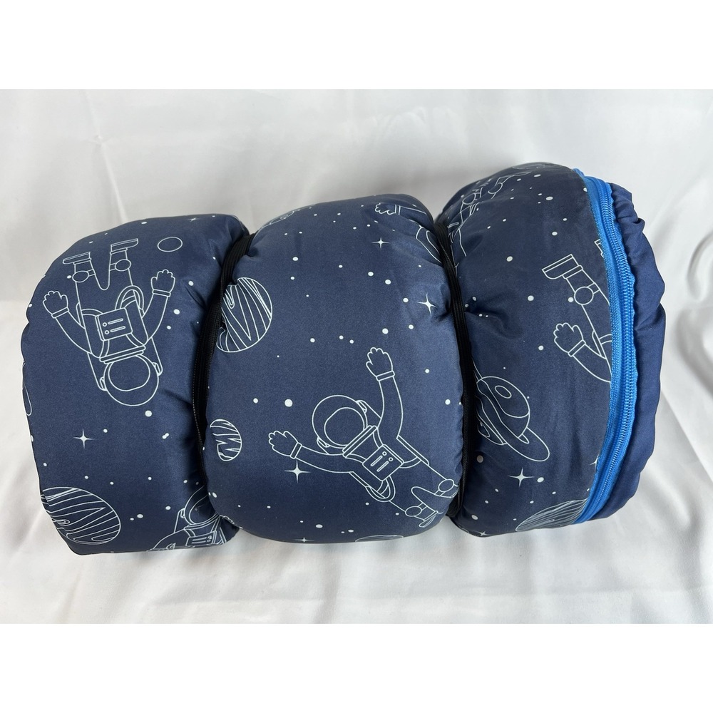 Olivet Astronaut Space‎ Navy/White Toddler Sleeping Bag approx 54x26~EUC